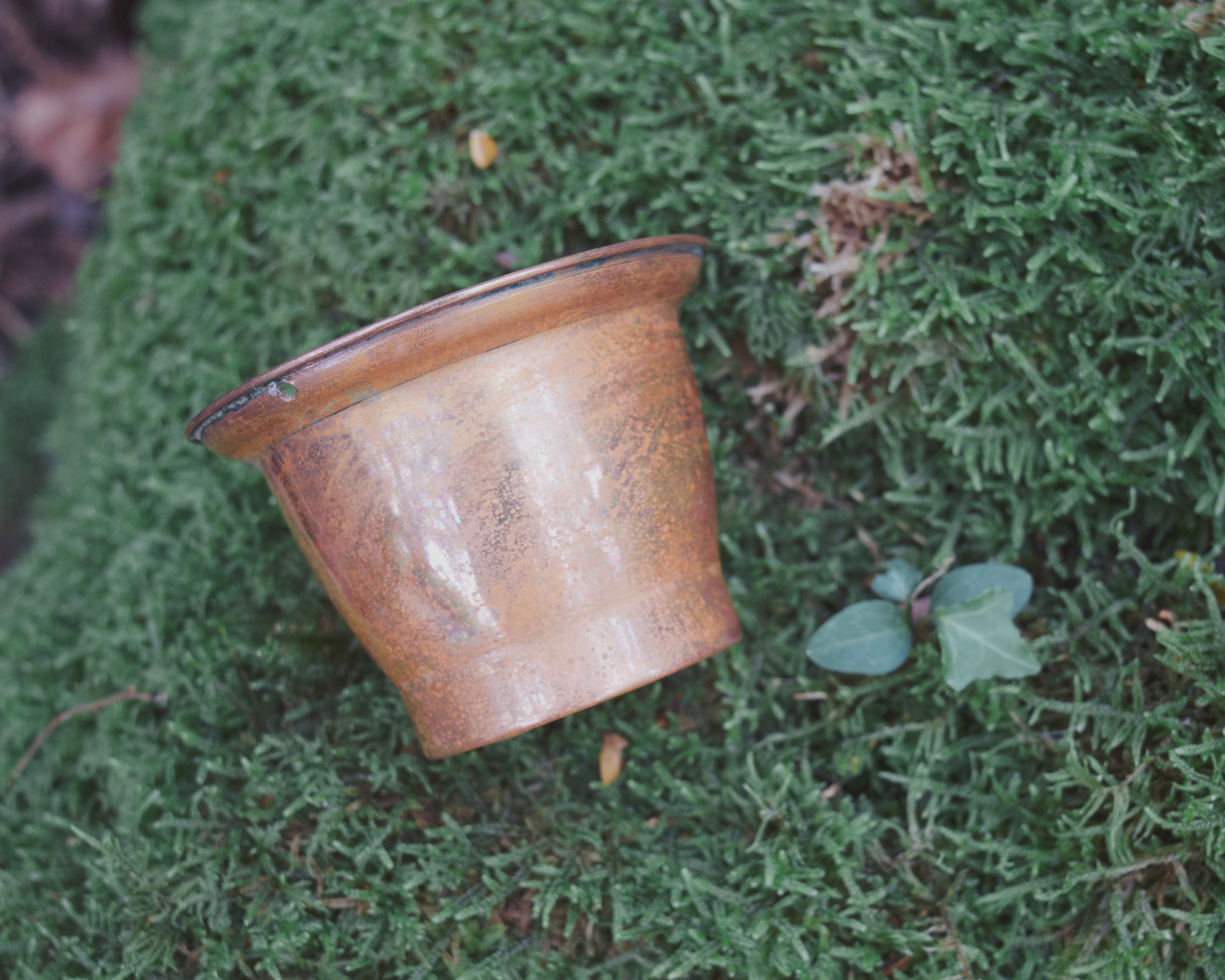 Miniature French Copper Chalice — Compact, Timeless Form, Vintage Patina