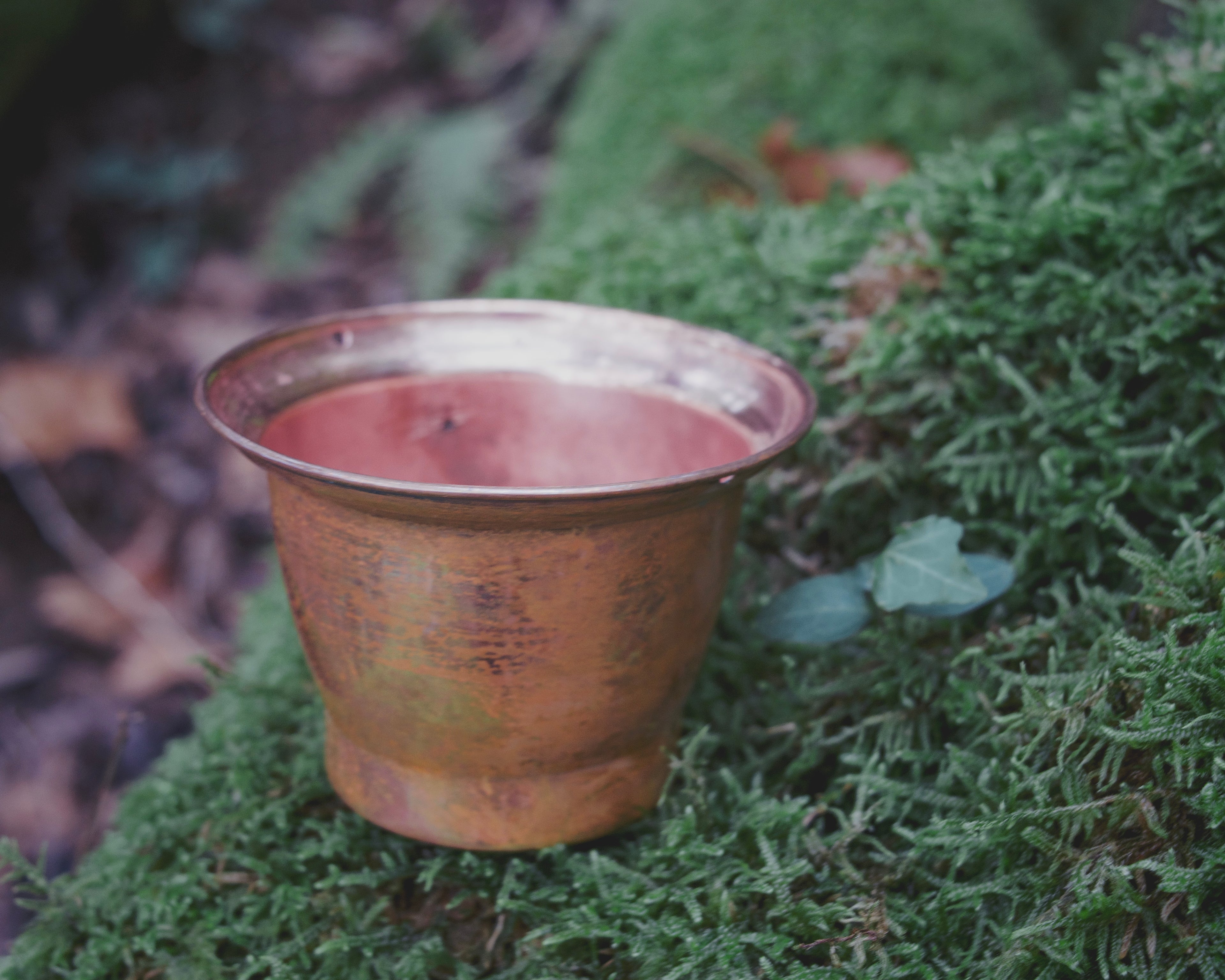 Miniature French Copper Chalice — Compact, Timeless Form, Vintage Patina