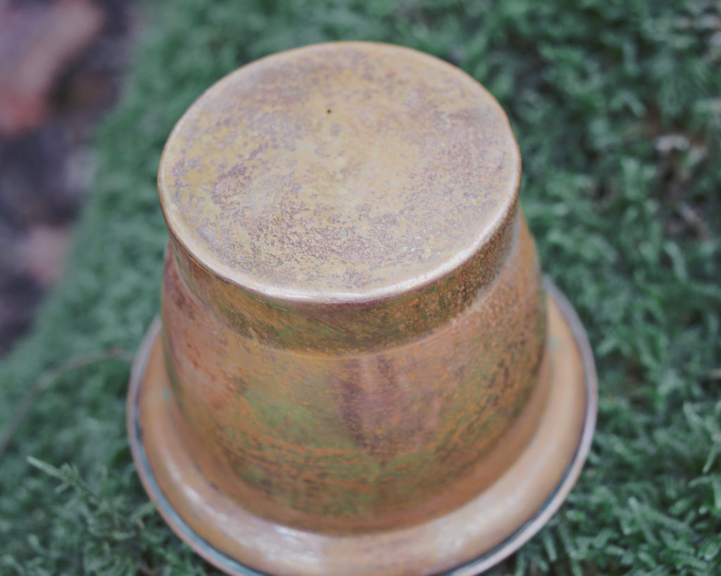 Little French Copper Chalice — Compact, Timeless Form, Vintage Patina