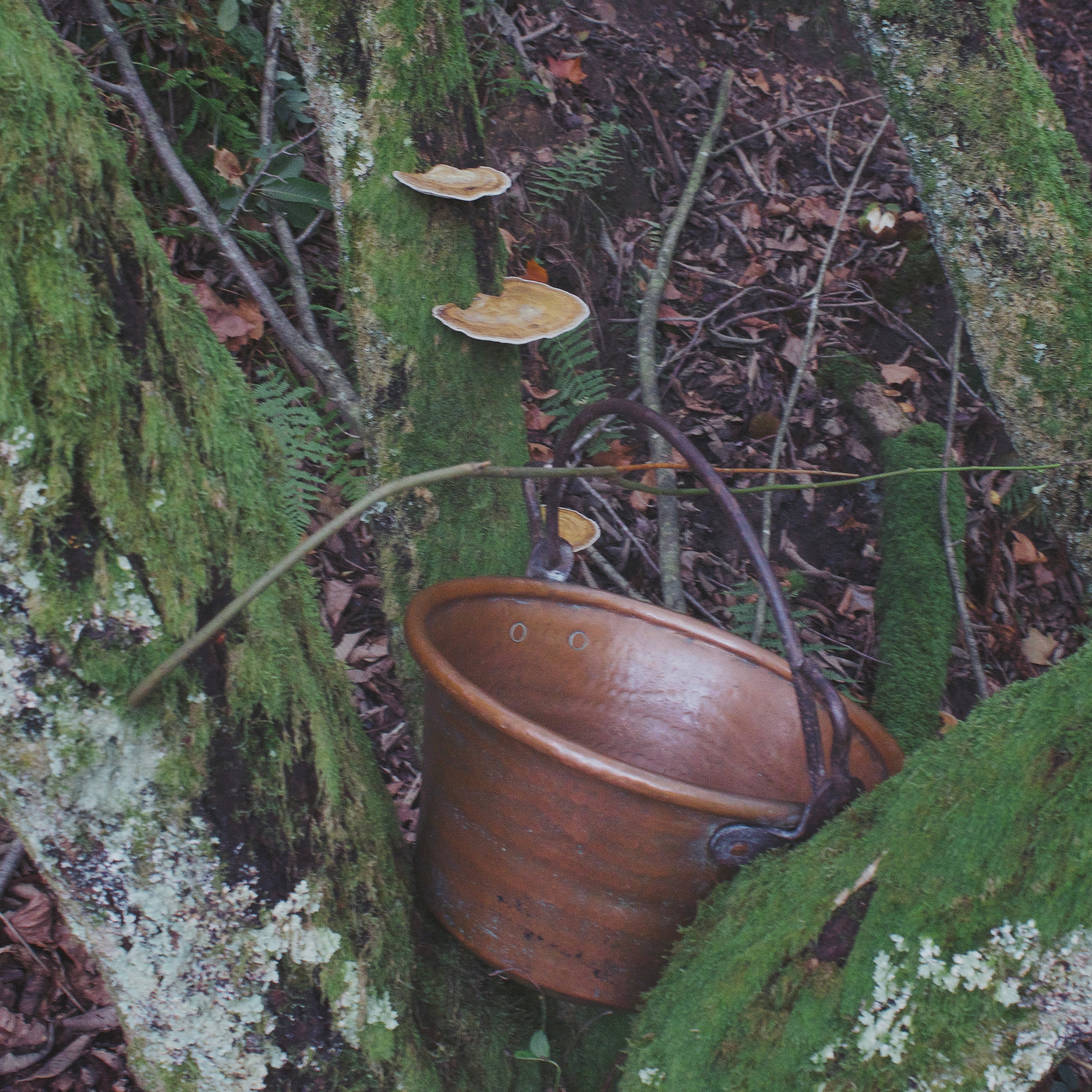 19th-Century French Hand-Forged Copper Hanging Cauldron — Heavy-Gauge, Hammered, and Born of the Old World Hearth