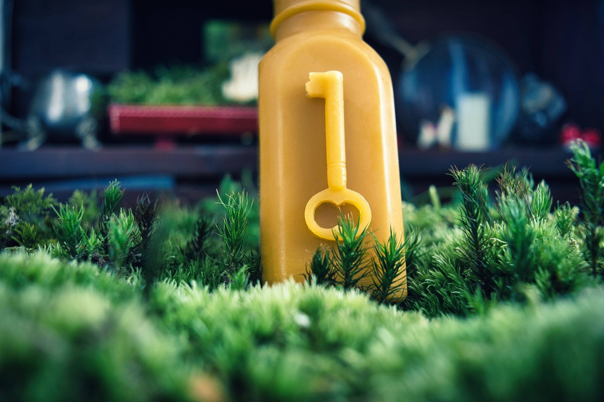 Medium Honeyjar with Skeleton Key