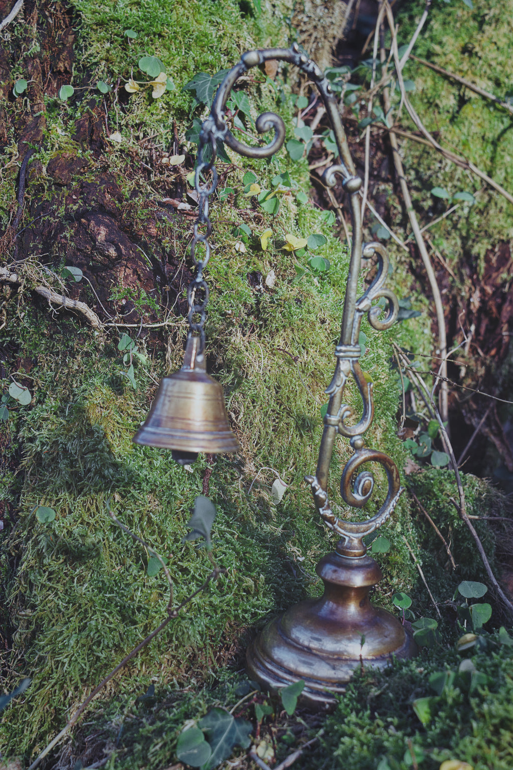 Finely Wrought Fairy Bell Curio – Playful Movement and Chime, Clochette Aesthetic
