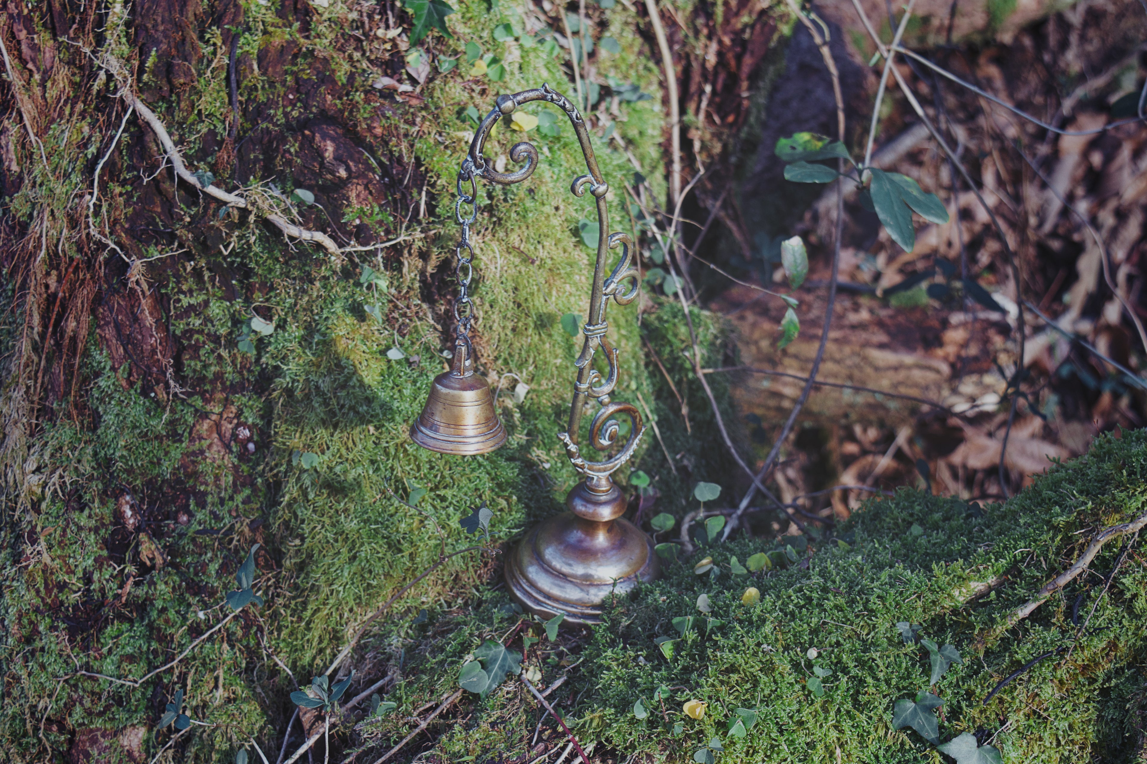 Finely Wrought Fairy Bell Curio – Playful Movement and Chime, Clochette Aesthetic