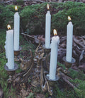 Five-Branched Phoenix Candelabra – Bronze Ritual Centerpiece